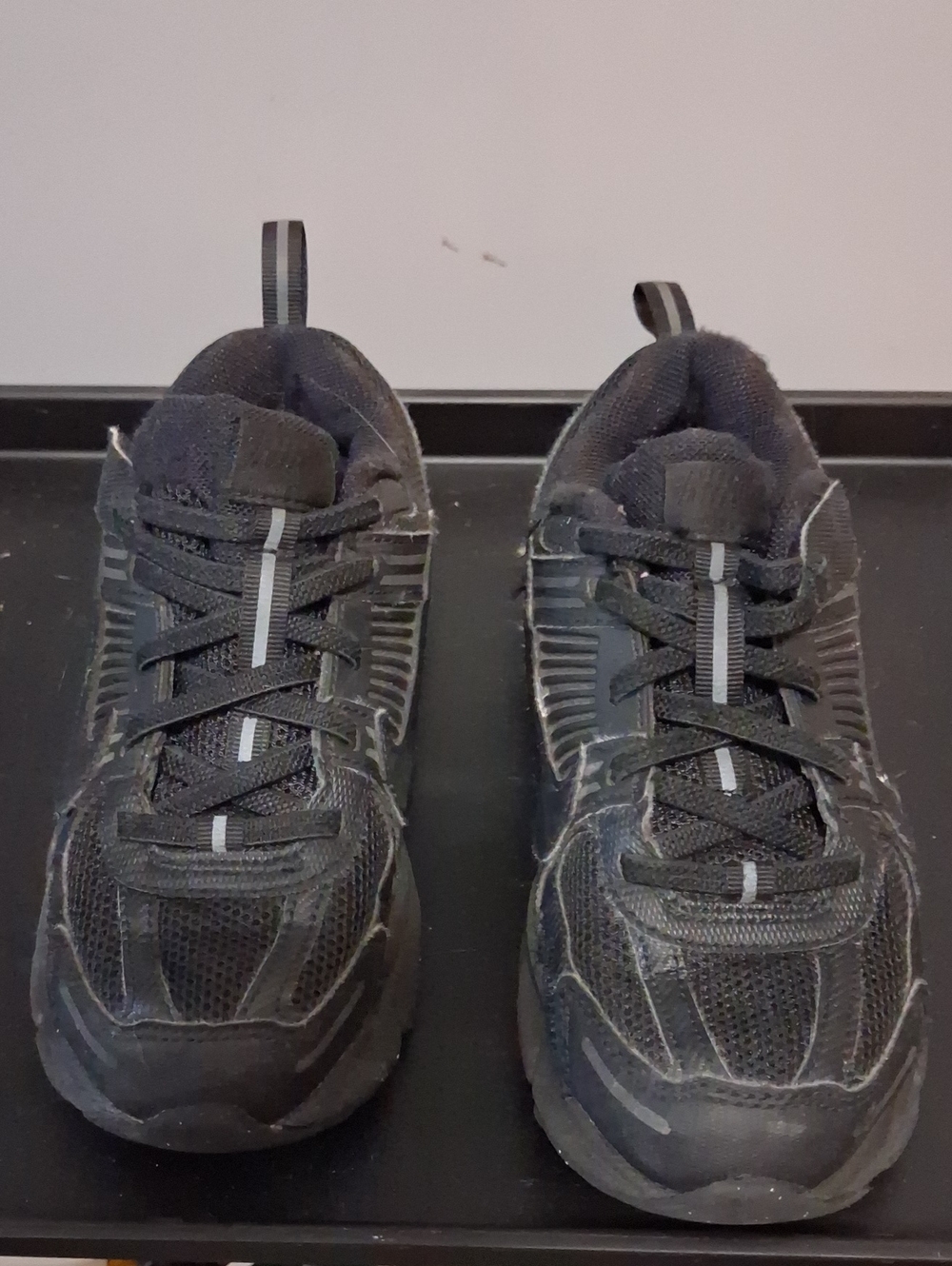 Nike Kids Black and Gray Athletic Sneakers